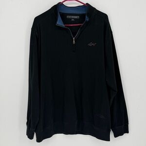 Greg Norman 1/4 zip Golf Pullover with Shark Logo